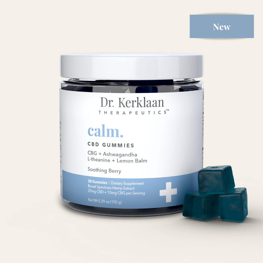 calm. CBD Gummies | Dr. Kerklaan Therapeutics | Naturally ease stress